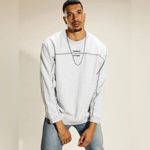 Adidas Men’s Crewneck Sweatshirt Light Heather Grey